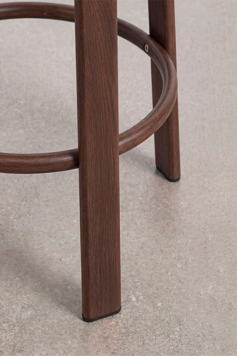 Hoher Hocker aus Chenille-Stoff und Eisen Jolie, Galeriebild 5