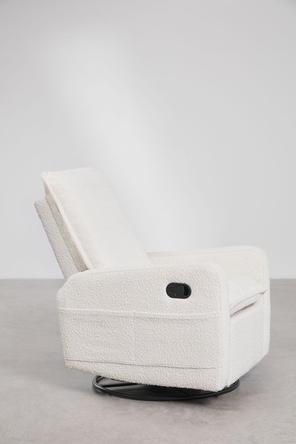 Pack mit 2 drehbaren und verstellbaren Sesseln aus Bouclé-Stoff Nolon, Galeriebild 7