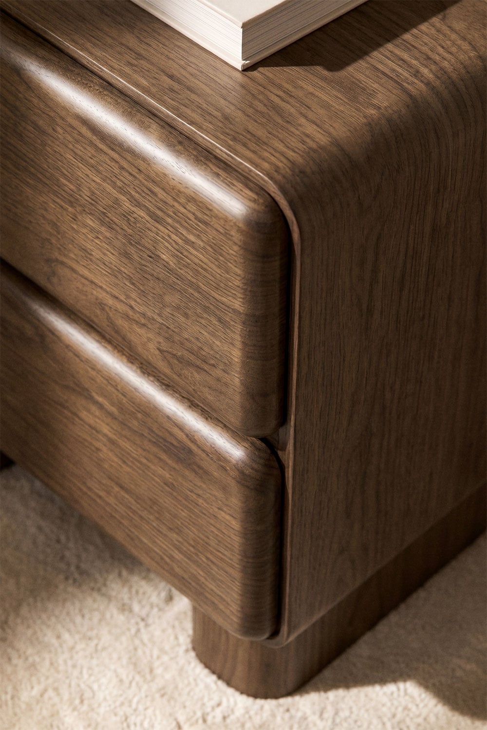 Pack aus 2 Nachttischen mit zwei Schubladen aus MDF Sheila, Galeriebild 2