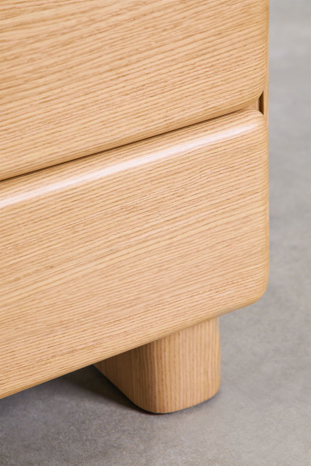Nachttisch mit zwei Schubladen aus MDF Sheila, Galeriebild 7