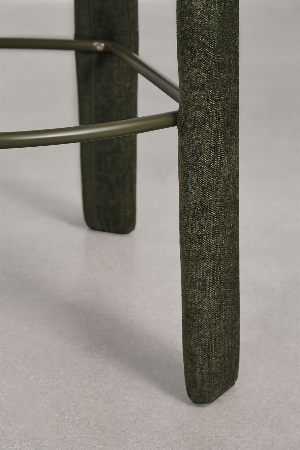 Gepolsterter hoher Hocker aus Eisen Gianis, Galeriebild 8