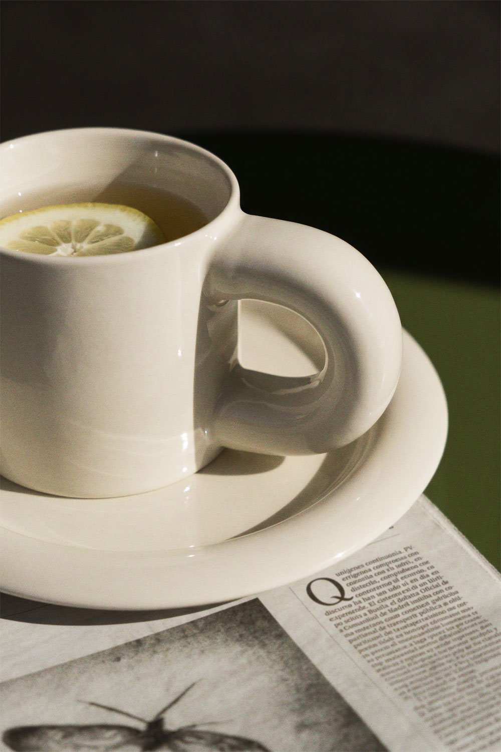Pack mit 2 Kaffeetassen 30 cl aus New Bone China Rylvane, Galeriebild 2