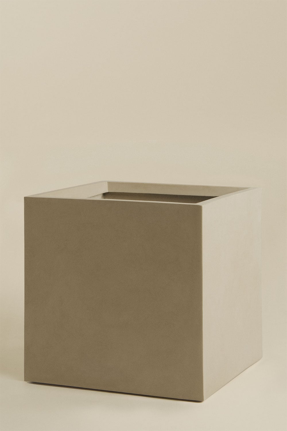 Quadratischer Außenblumentopf aus Zement Lucas, Galeriebild 4
