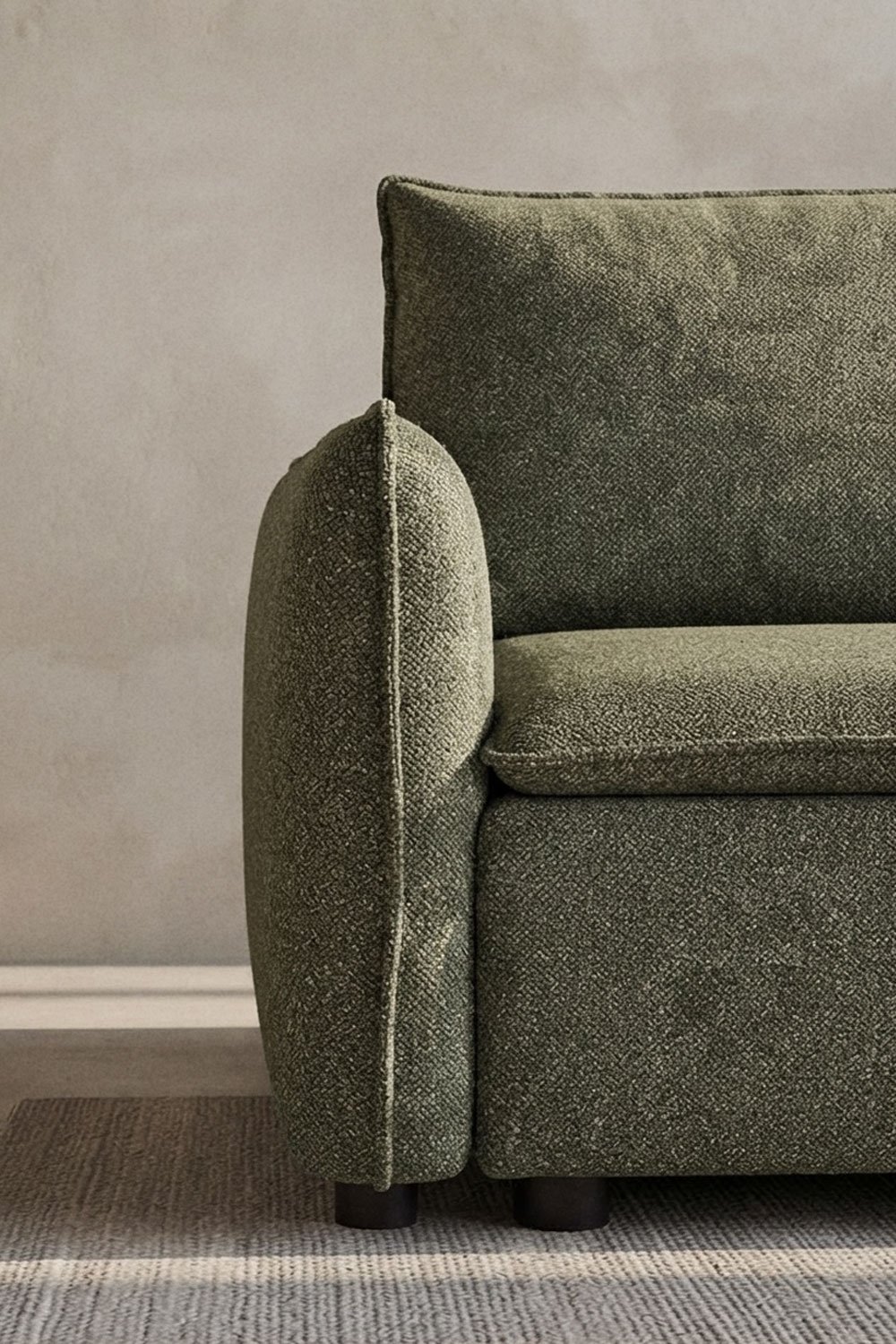 3-Sitzer Schlafsofa aus Bouclé-Stoff Drovi, Galeriebild 2