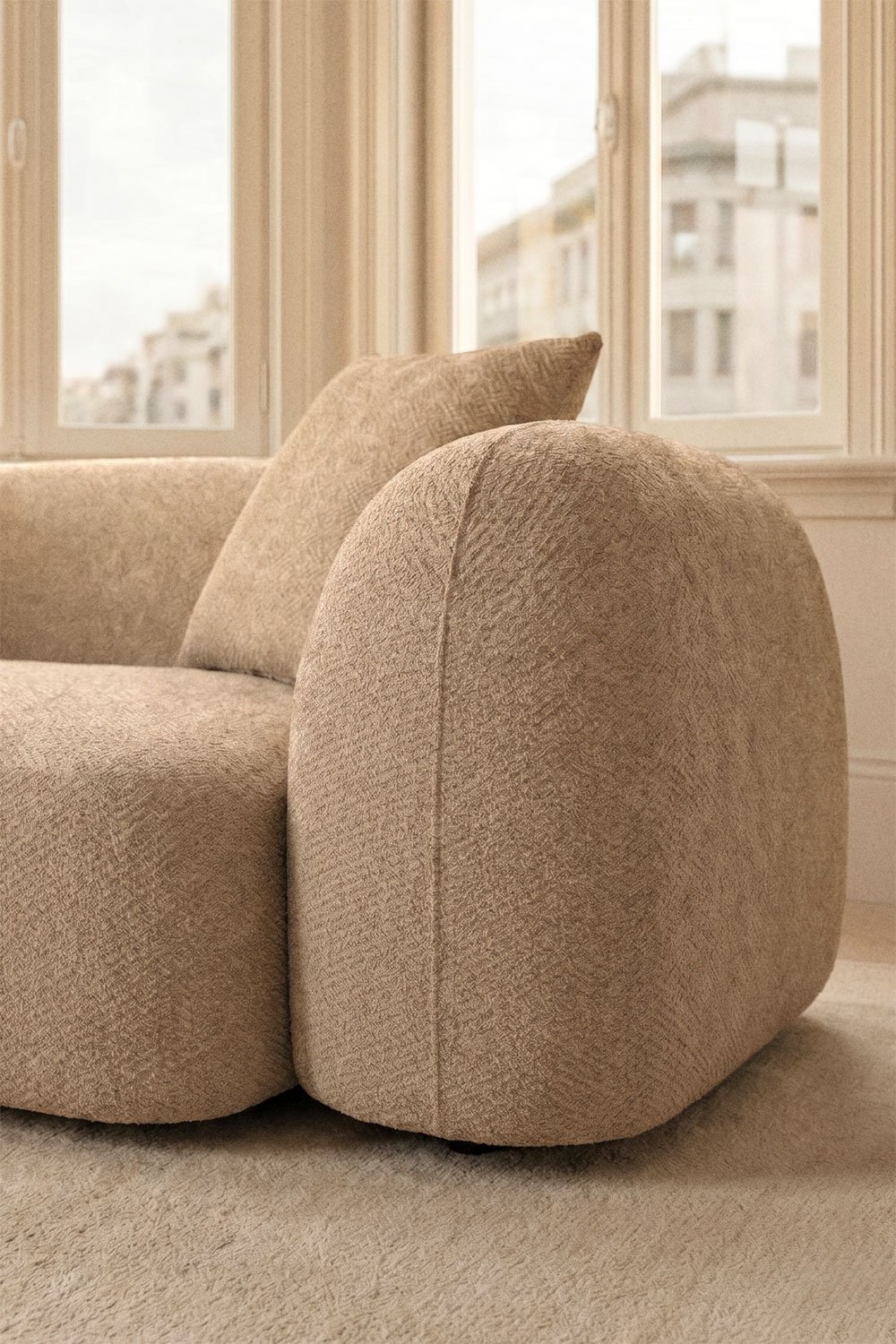 3-Sitzer-Sofa aus Chenille Coco, Galeriebild 2