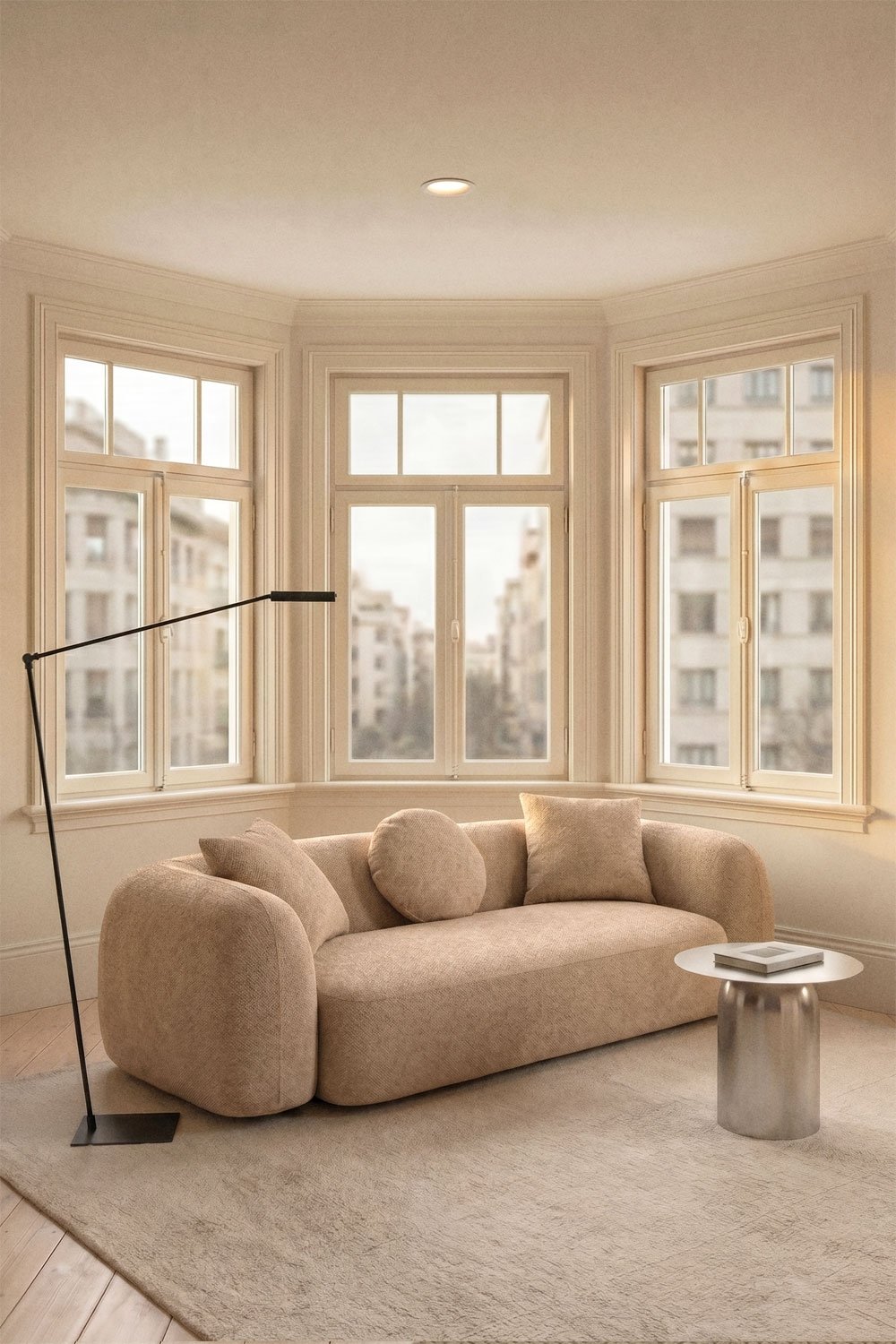 3-Sitzer-Sofa aus Chenille Coco, Galeriebild 1