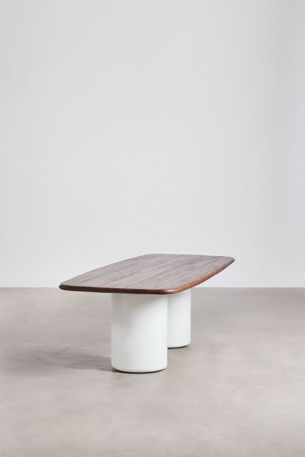 Rechteckiger Gartentisch 270x110 cm aus Akazienholz Bogota, Galeriebild 4