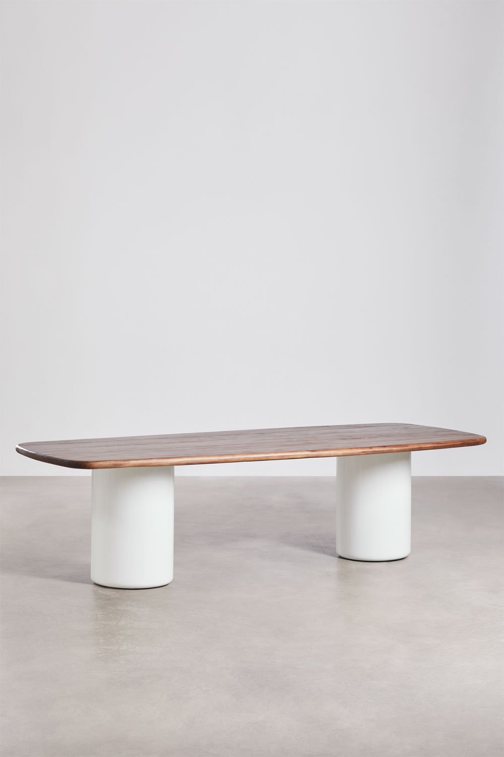 Rechteckiger Esstisch 270x110 cm aus Akazienholz Bogota, Galeriebild 3