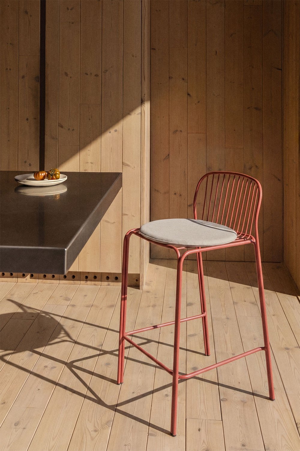 Hoher Hocker aus Stahl Anerina, Galeriebild 1