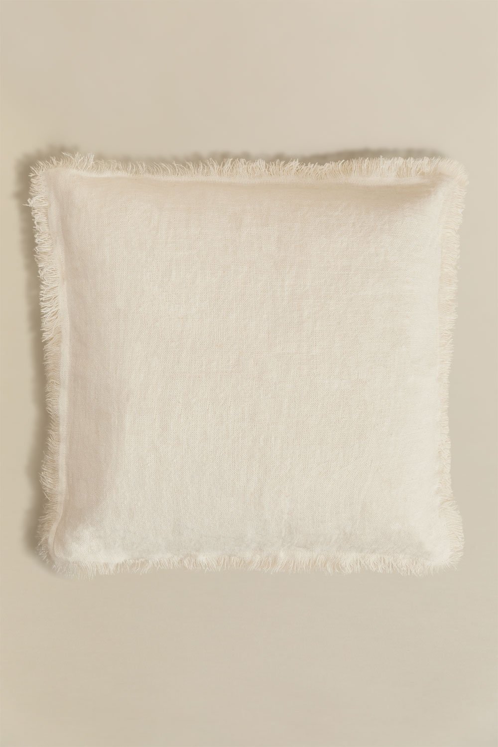 Quadratisches Kissen 45x45 cm aus Glenfern-Leinen, Galeriebild 3