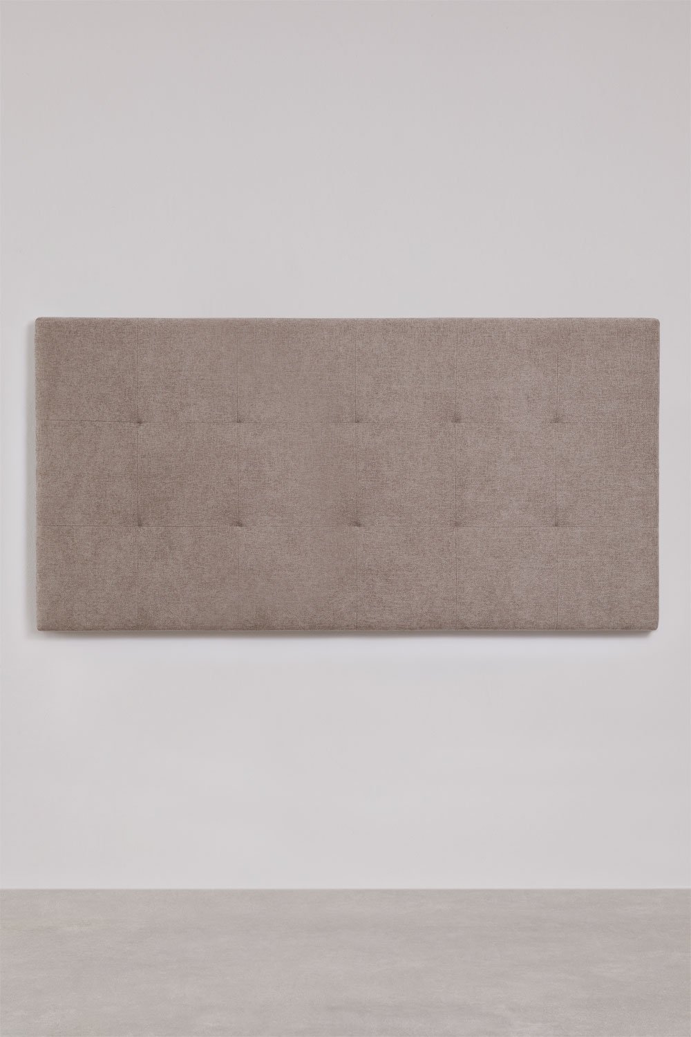 Bettkopfteil für 200 cm Bett mit Chenille-Bezug Mokkabraun Artur, Galeriebild 3