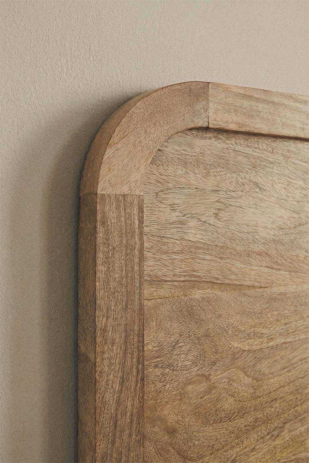Bettkopfteil für 200 cm Bett aus Mangoholz Shelby, Galeriebild 2