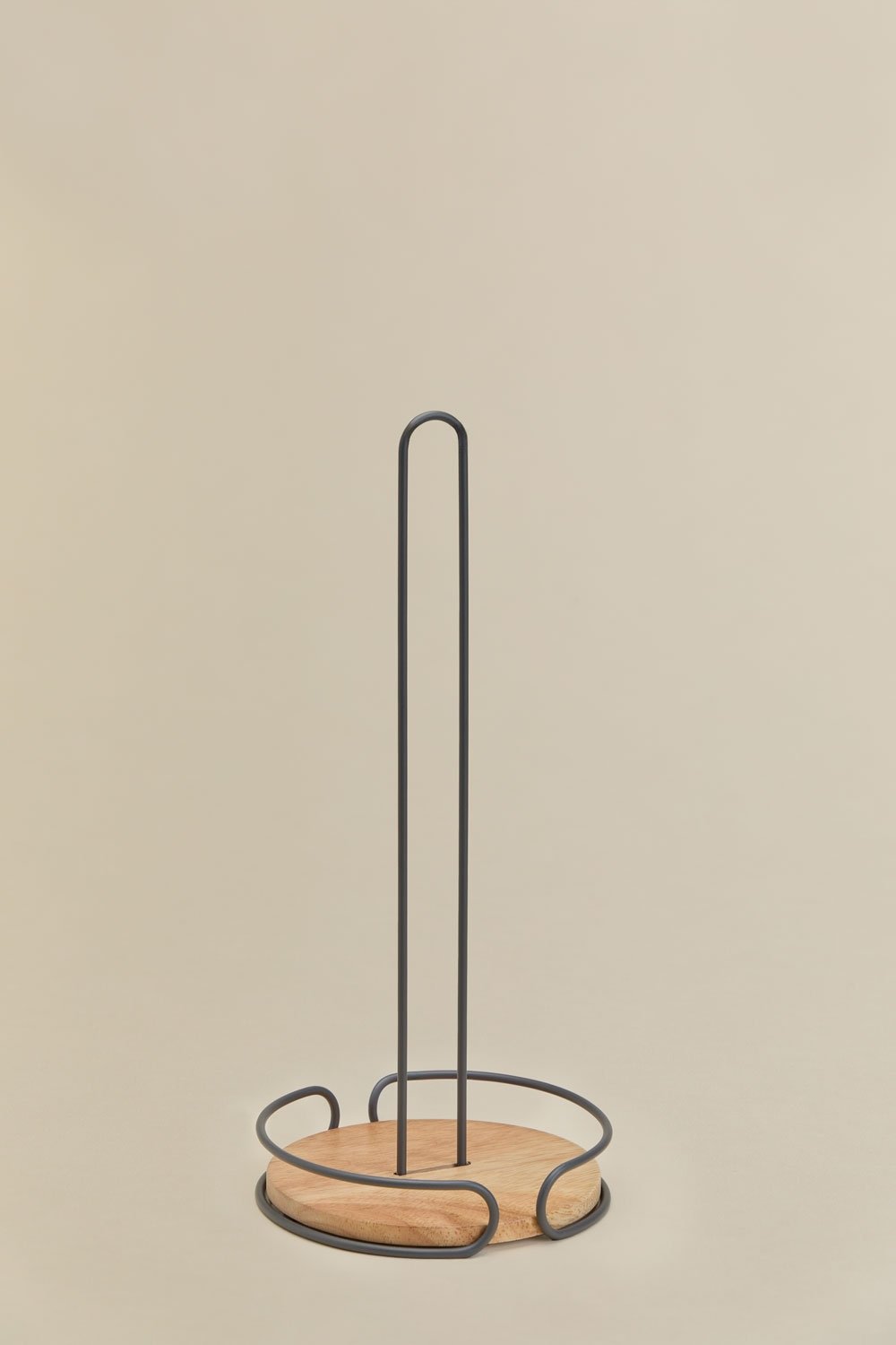 Küchenrollenhalter aus Eisen und Holz Ekarazi, Galeriebild 3
