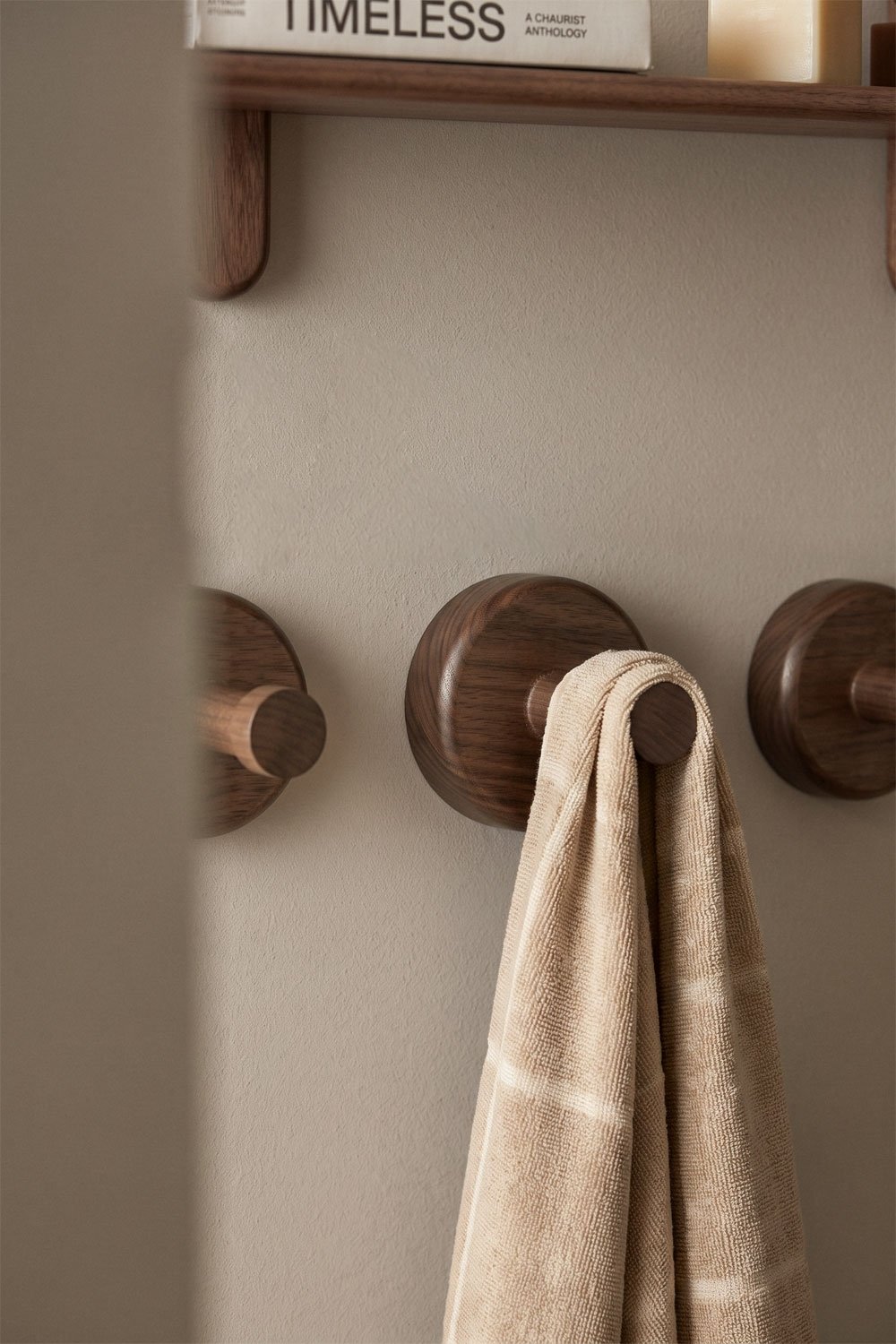 4er-Set Wandhaken aus Holz Daxro, Galeriebild 2
