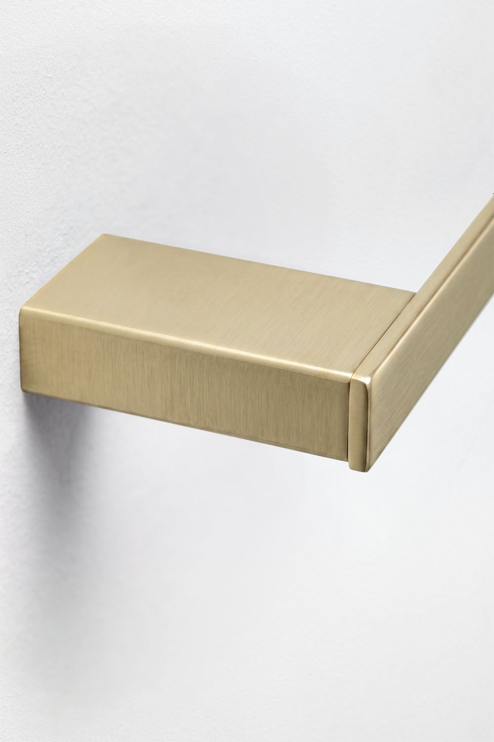 Toilettenpapierhalter aus Edelstahl in Gold gebürstet Olvam, Galeriebild 5
