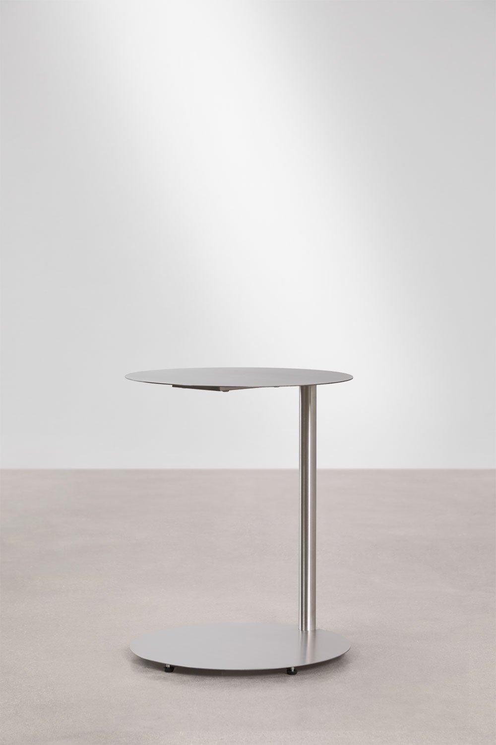 Runder Beistelltisch Ø40 cm aus Edelstahl Geninda, Galeriebild 3