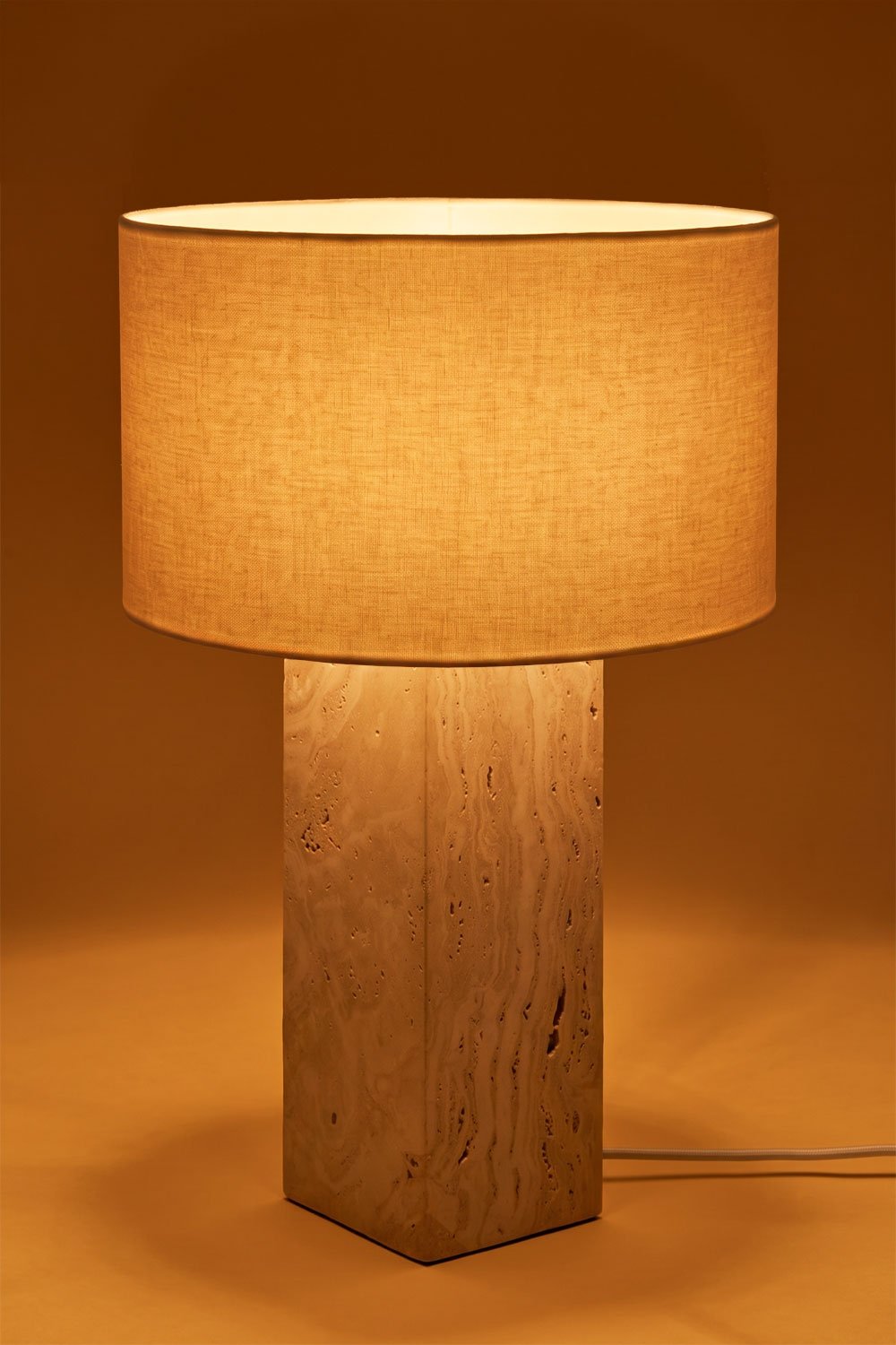 Tischlampe aus Travertin Davise, Galeriebild 4