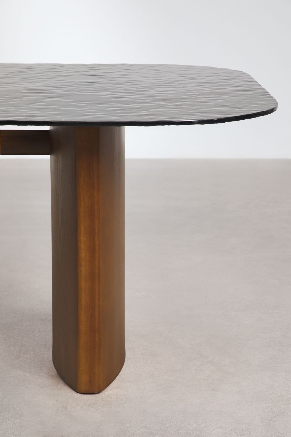 Rechteckiger Esstisch 260x110 cm aus gehärtetem Glas und MDF Zarvi, Galeriebild 5