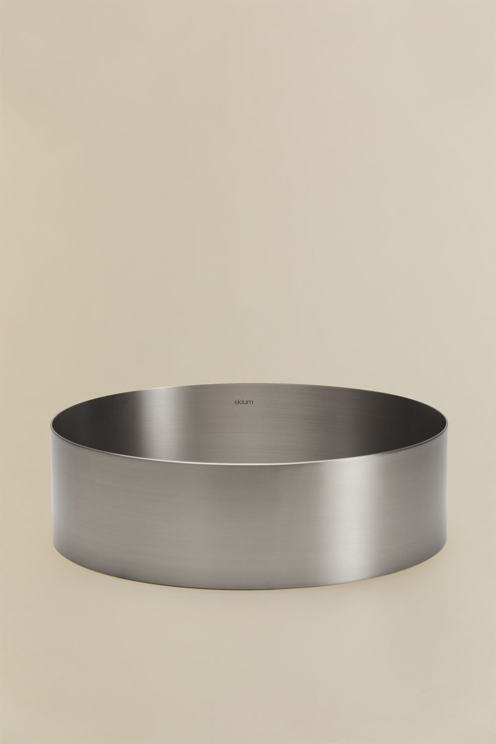Runder Waschbecken Ø40 cm aus Edelstahl Lemia, Galeriebild 4