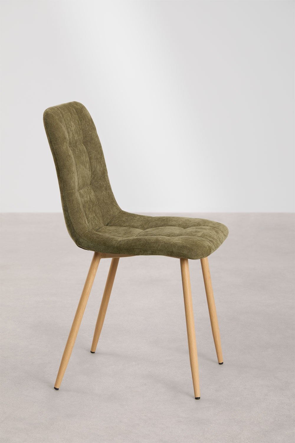 4er-Set Esszimmerstühle mit Vielira Chenille-Bezug, Galeriebild 4