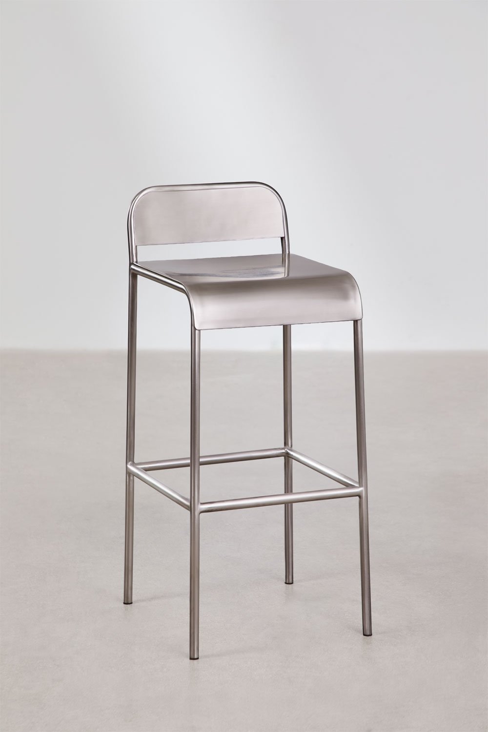 Hoher Hocker aus Edelstahl Narnial, Galeriebild 3