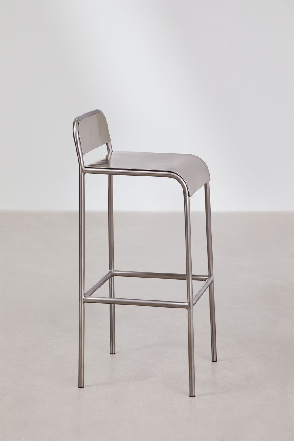 Hoher Hocker aus Edelstahl Narnial, Galeriebild 4