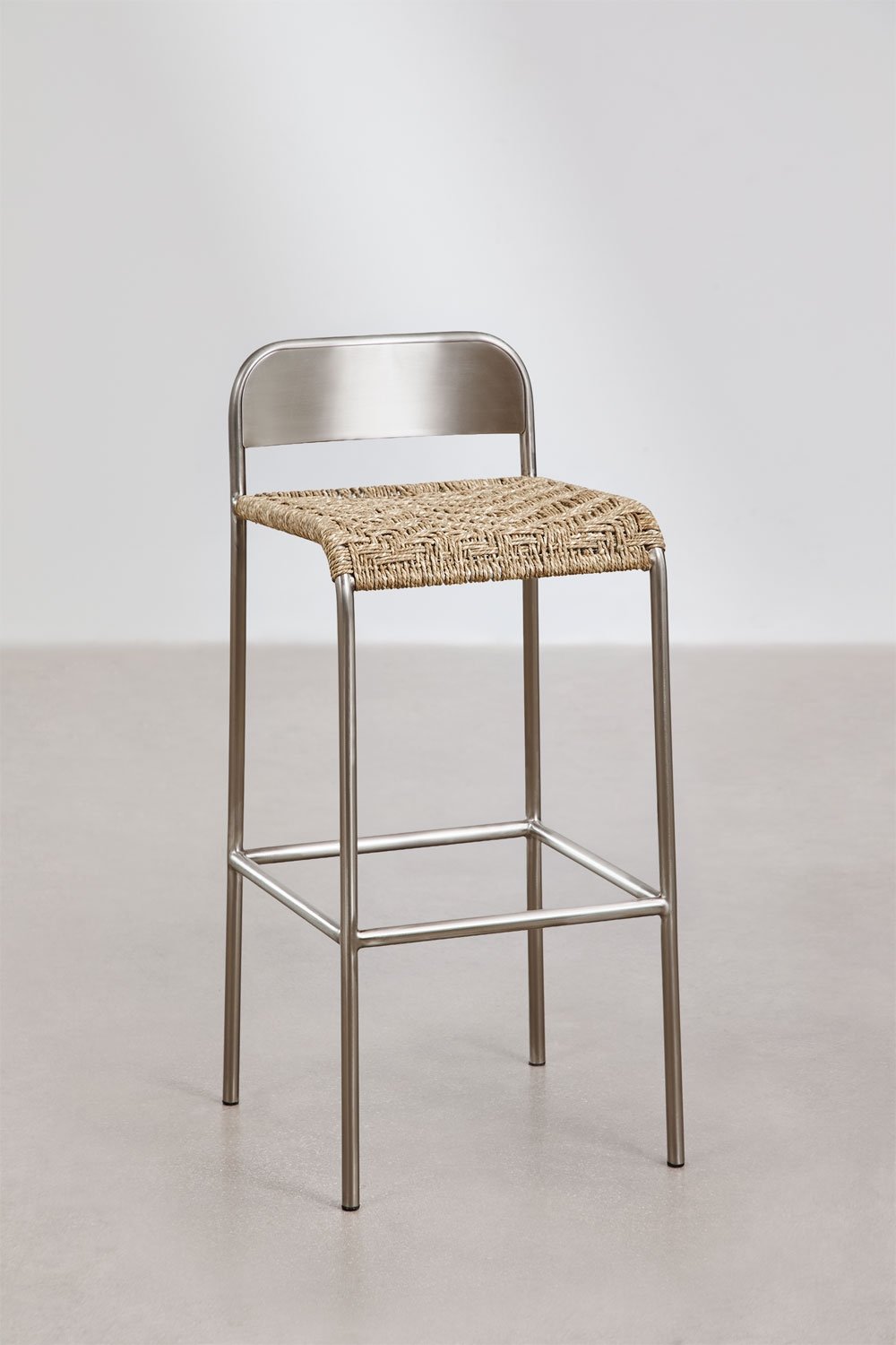Hoher Hocker aus Edelstahl Narnial, Galeriebild 3