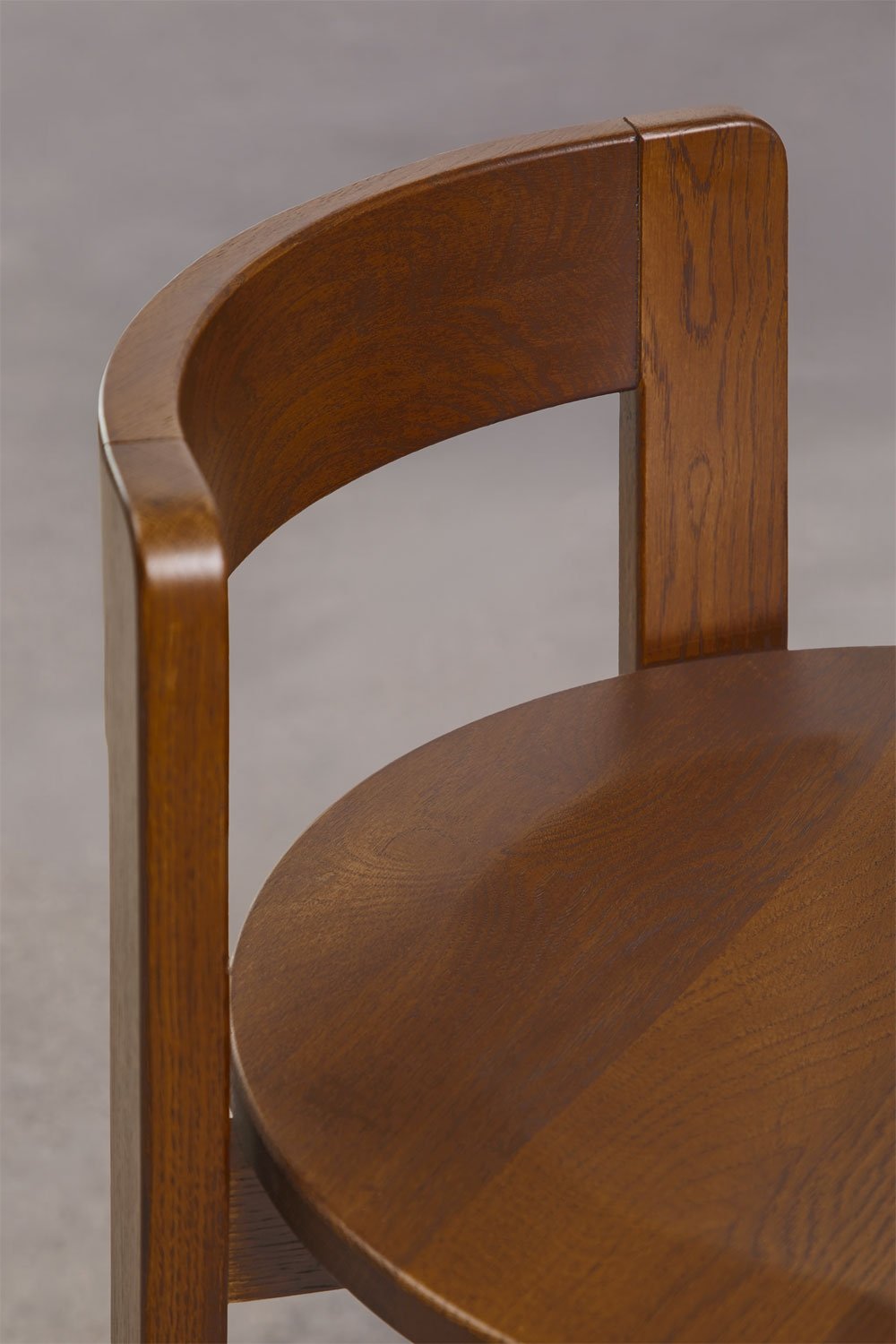 Hoher Hocker aus Eichenholz Noreli, Galeriebild 6