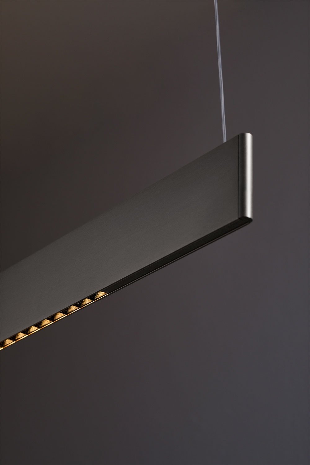 LED 120 cm lineare Pendelleuchte mit indirektem Licht aus Aluminium Maulenis, Galeriebild 6
