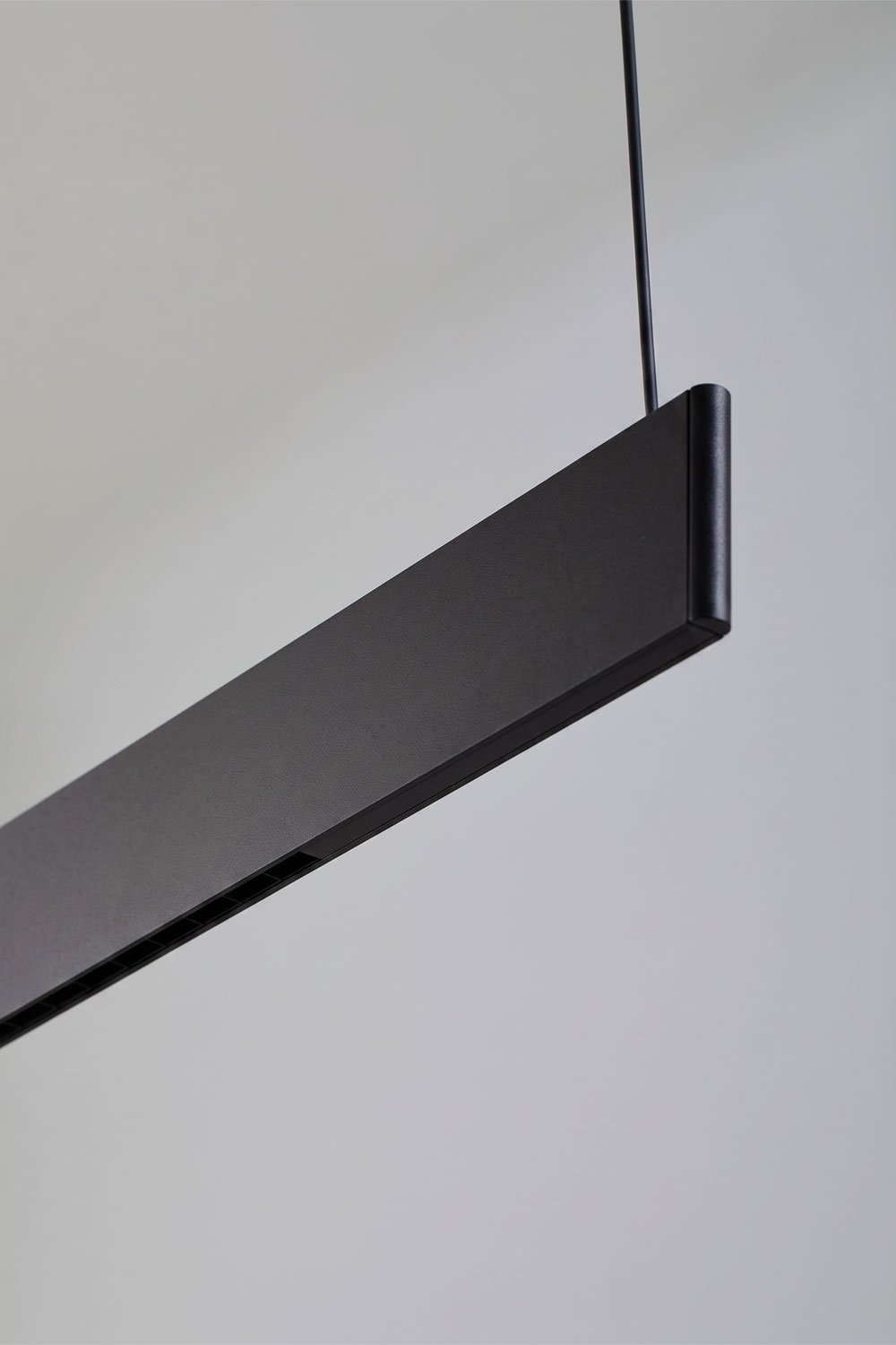 LED 120 cm lineare Pendelleuchte mit indirektem Licht aus Aluminium Maulenis, Galeriebild 5