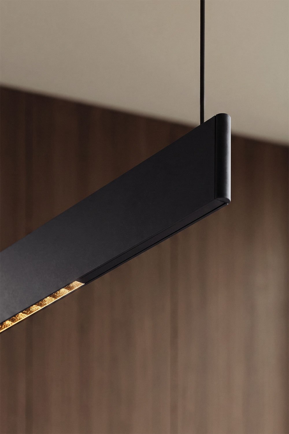 LED 120 cm lineare Pendelleuchte mit indirektem Licht aus Aluminium Maulenis, Galeriebild 2