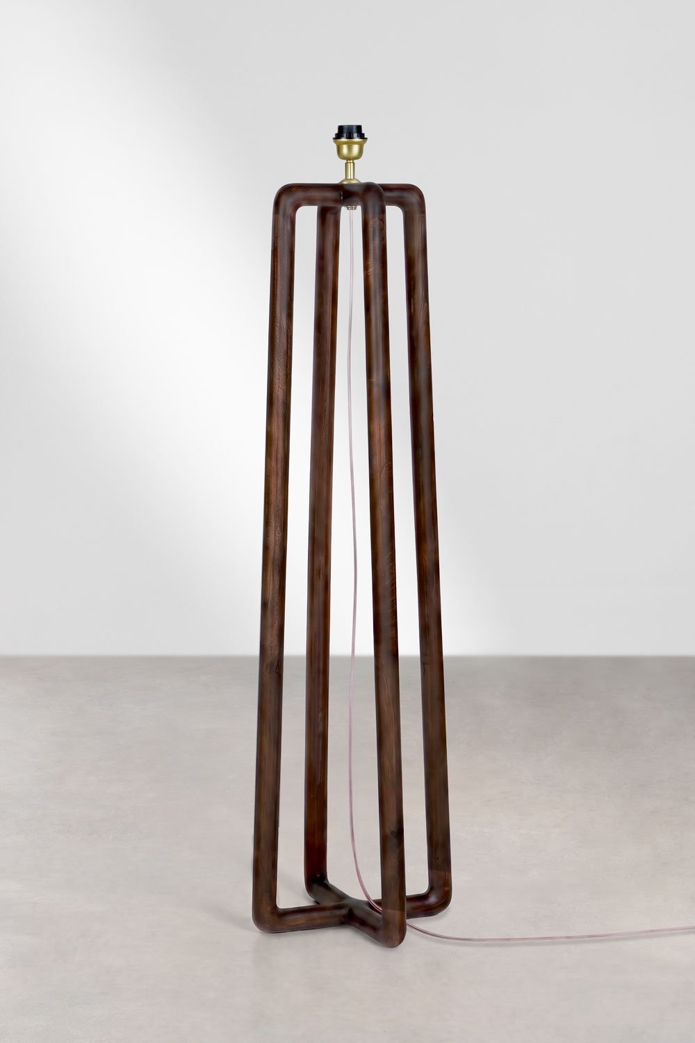 Base für Stehlampe 130 cm aus Mangoholz Lureva, Galeriebild 3