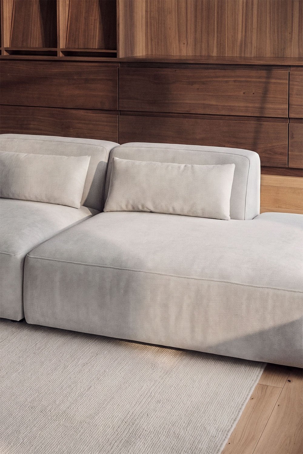 Modulares Ecksofa aus 6 Teilen mit doppeltem Chaiselongue Fogler, Galeriebild 2