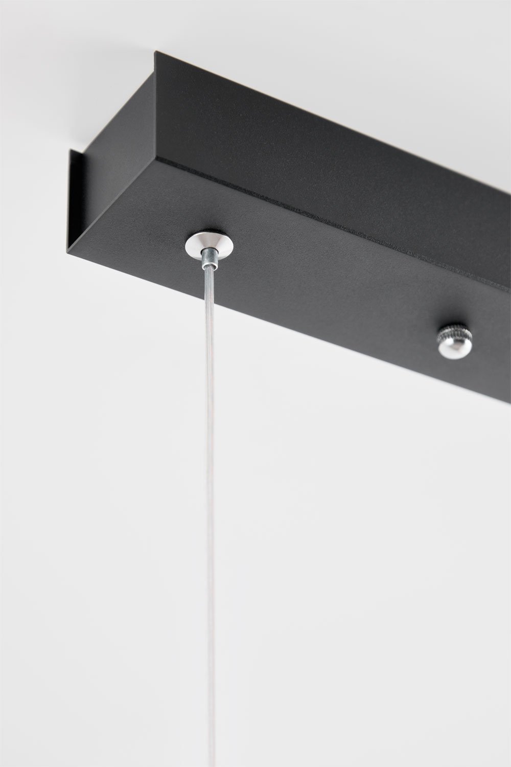 LED 120 cm lineare Pendelleuchte mit indirektem Licht aus Aluminium Danile, Galeriebild 9
