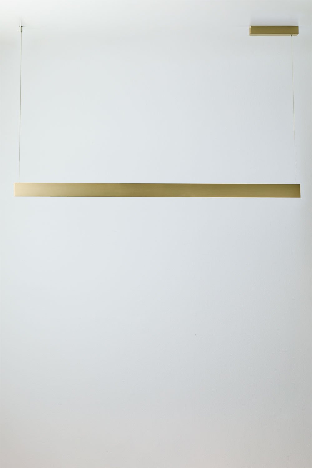 LED 120 cm lineare Pendelleuchte mit indirektem Licht aus Aluminium Maulenis, Galeriebild 3
