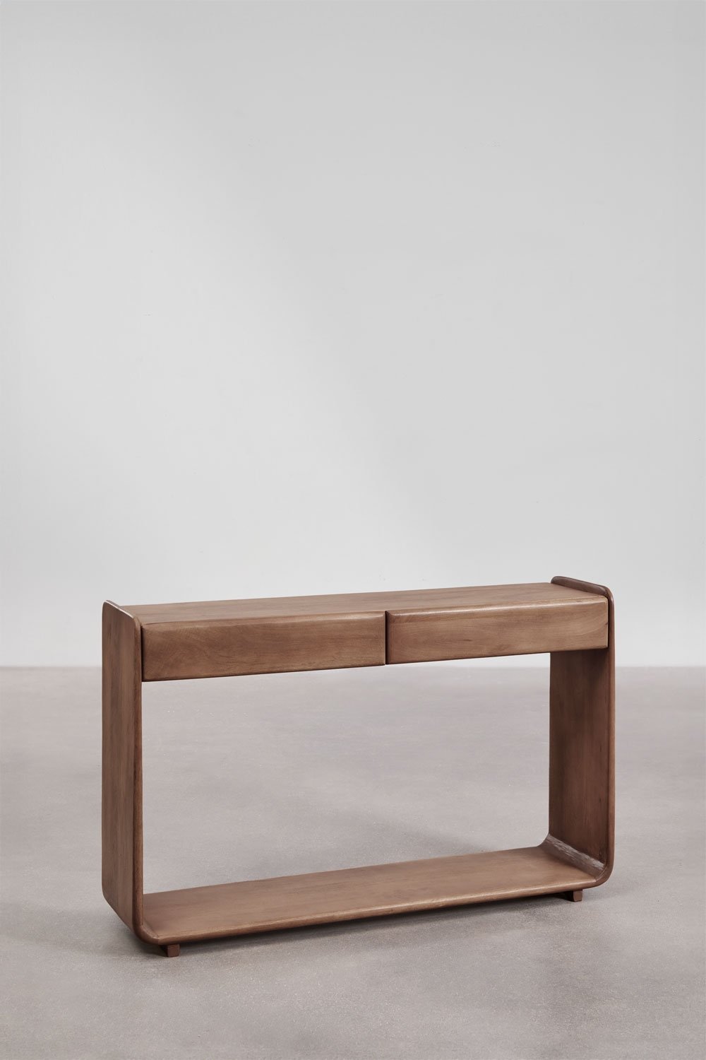 Rechteckige Konsolentisch 120x30 cm aus Tinsley-Holz, Galeriebild 3