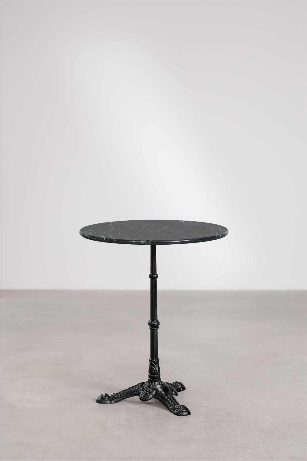 Runder Bartisch Ø60cm aus natürlichem Azteca-Stein, Galeriebild 1