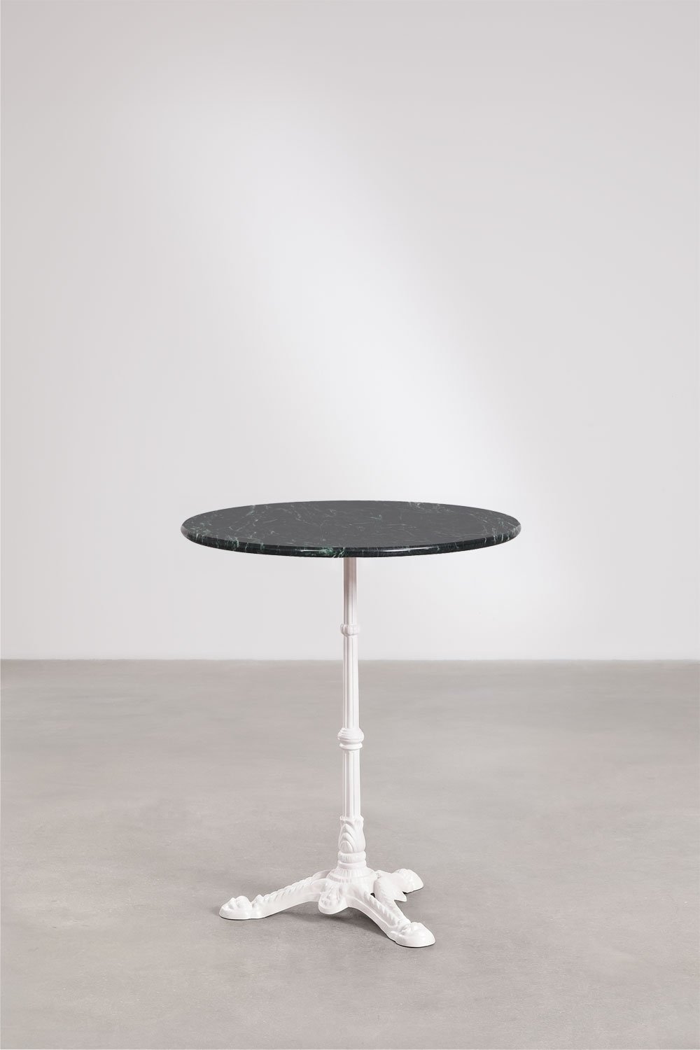 Runder Bartisch Ø60cm aus natürlichem Azteca-Stein, Galeriebild 1