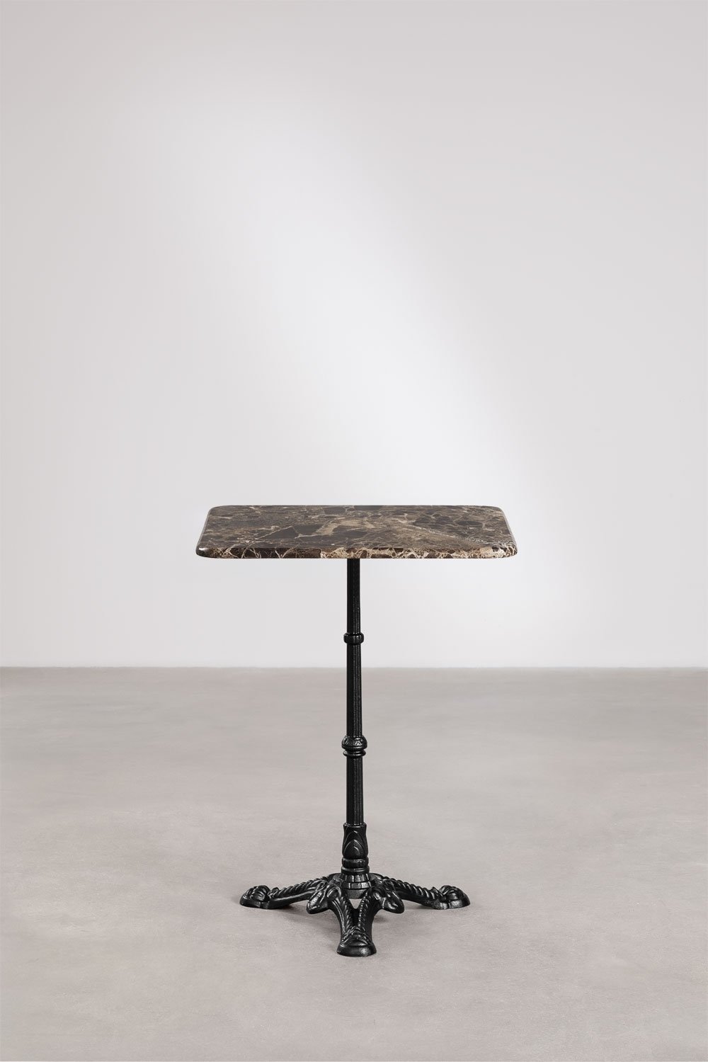 Quadratischer Bartisch aus natürlichem Aztekenstein, Galeriebild 2