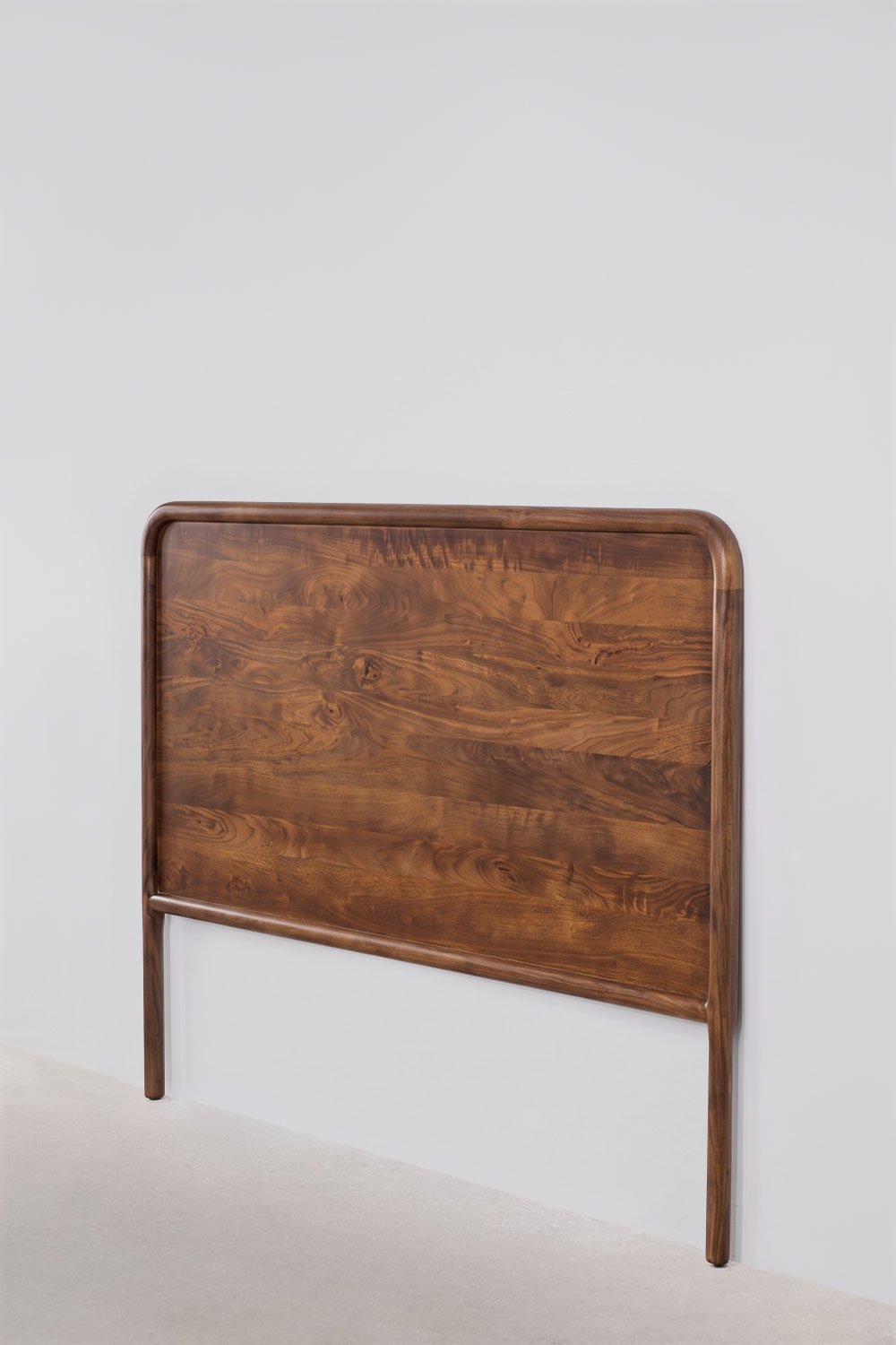 Bettkopfteil für 135 cm Bett aus dunklem Mangoholz Maupaul, Galeriebild 4