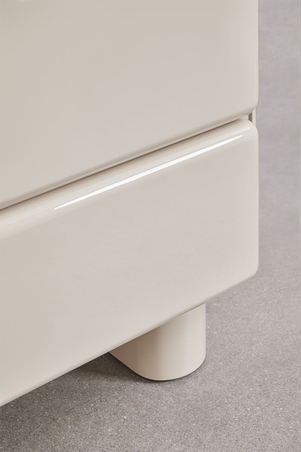 Nachttisch mit zwei Schubladen aus MDF Sheila, Galeriebild 7
