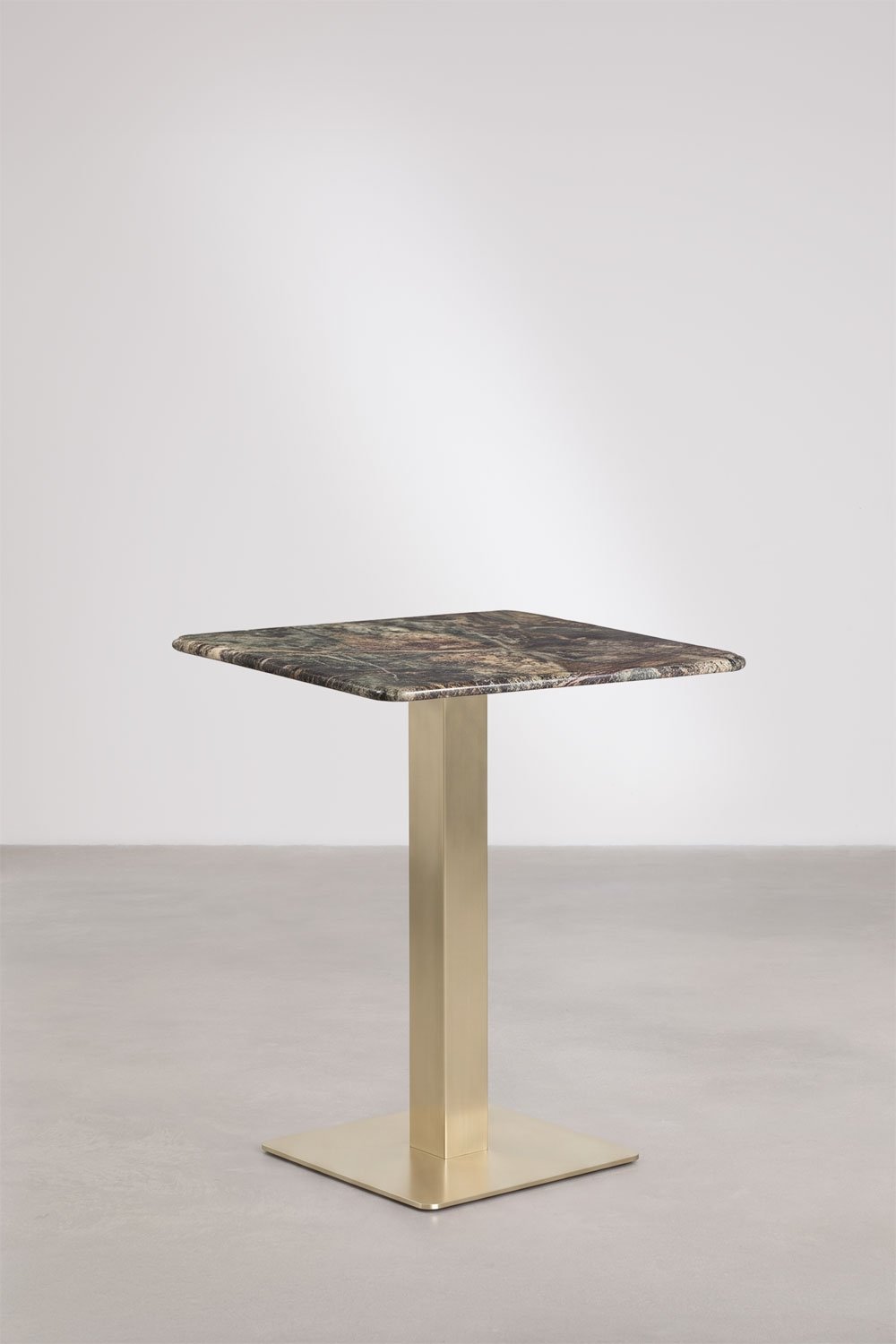 Quadratischer Bartisch aus Naturstein Livanto, Galeriebild 1