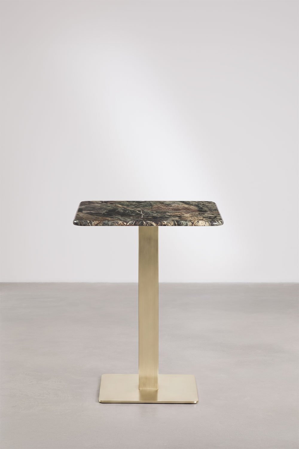 Quadratischer Bartisch aus Naturstein Livanto, Galeriebild 2