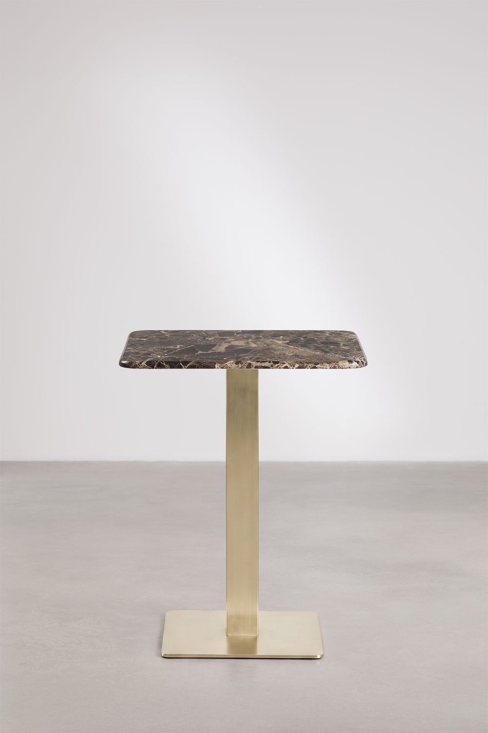 Quadratischer Bartisch aus Naturstein Livanto, Galeriebild 2