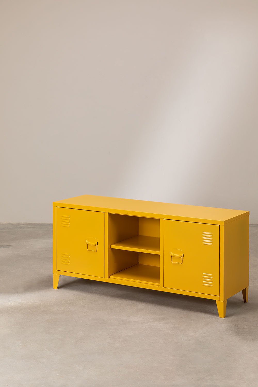 TV-Schrank mit Regal aus Stahl Pohpli, Galeriebild 1