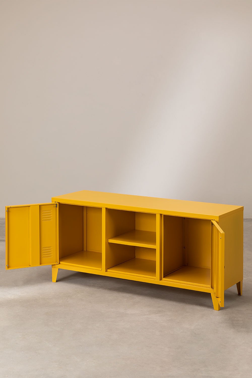 TV-Schrank mit Regal aus Stahl Pohpli, Galeriebild 2