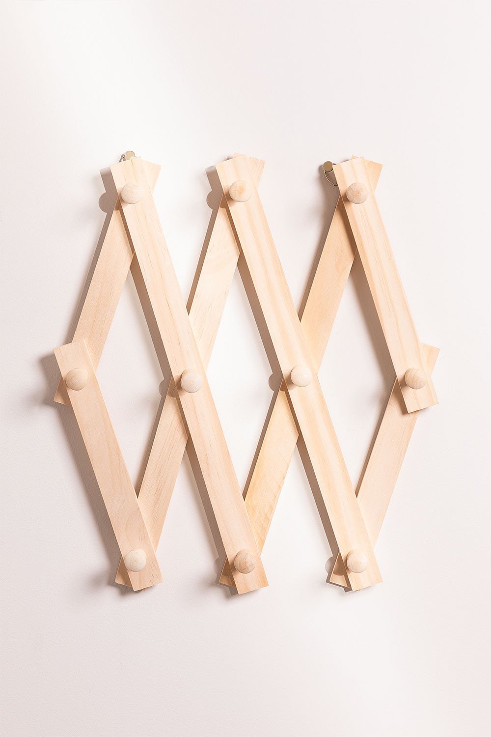 Wandgarderobe aus Holz Ixi, Galeriebild 4