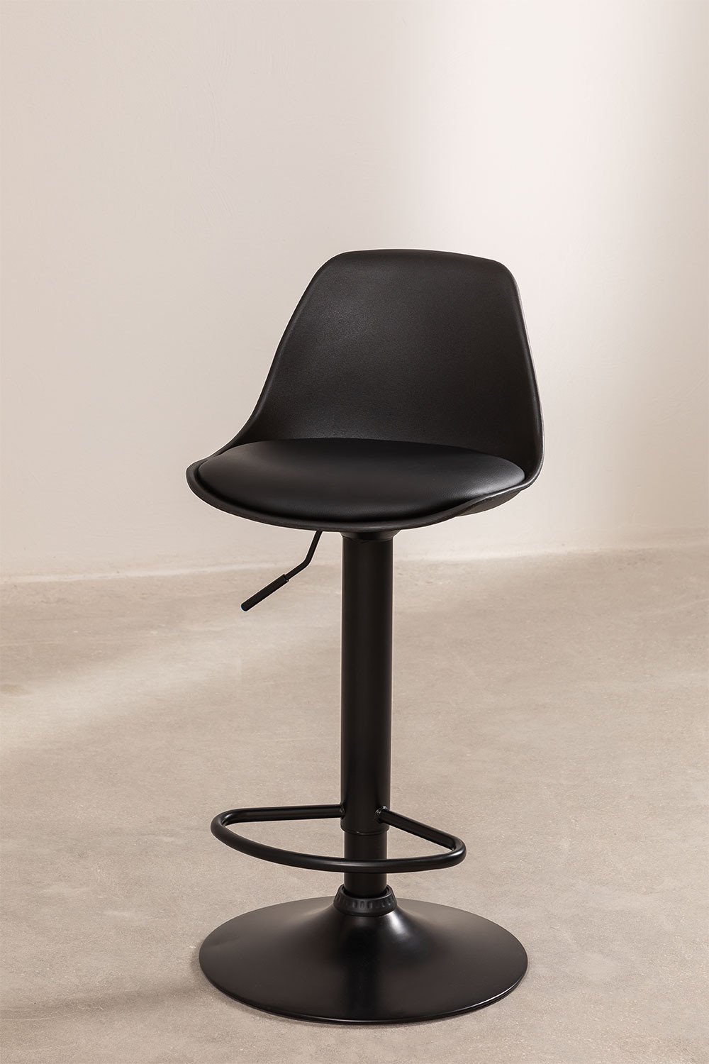 Höhenverstellbarer Barhocker schwarz Nordic, Galeriebild 5