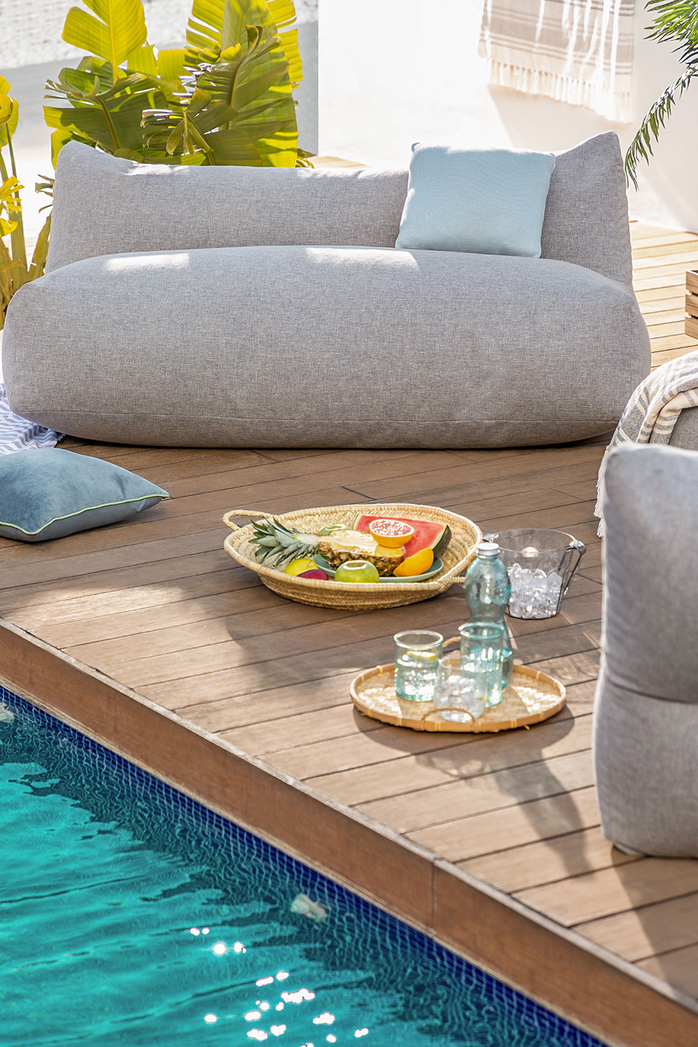 Módulos para Sofá de Jardín en Tela Attus SKLUM