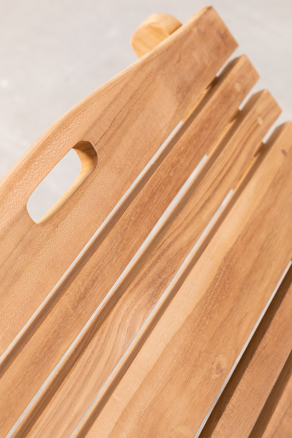 Tumbona Plegable en Madera de Teca Kedas - SKLUM